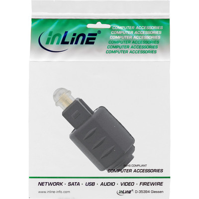InLine® OPTO Audio Kupplung, 3,5mm Buchse / Toslink Stecker (Produktbild 3)