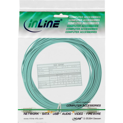 InLine® LWL Duplex Kabel, LC/LC, 50/125µm, OM3, 50m (Produktbild 2)