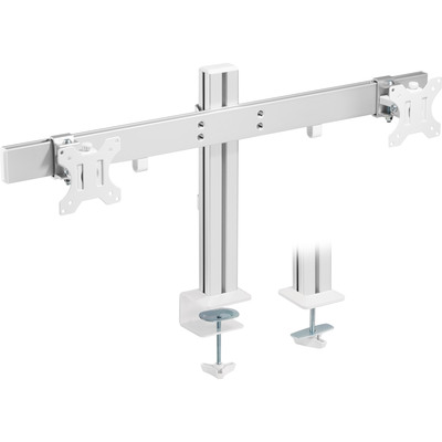 InLine® Aluminium Monitor-Tischhalterung für 2 Monitore bis 32, 8kg (Produktbild 1)