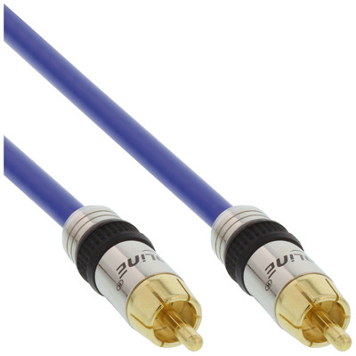 InLine® Cinch Kabel AUDIO, PREMIUM, 1x Cinch Stecker / Stecker, 10m (Produktbild 1)