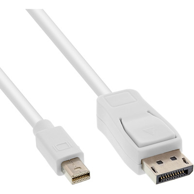 InLine® Mini DisplayPort zu DisplayPort Kabel, weiß, 5m (Produktbild 1)