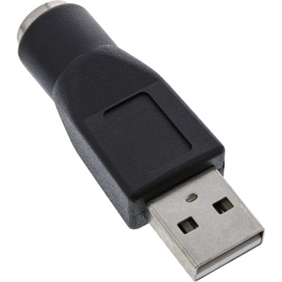 InLine® USB PS/2 Adapter, USB Stecker A auf PS/2 Buchse (Produktbild 1)