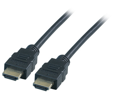 HighSpeed HDMI Kabel mit Ethernet -- 4K30Hz, A-A St-St, 15.0m, schwarz