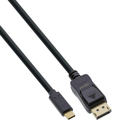 InLine® USB Display Kabel, USB-C Stecker zu DisplayPort Stecker, 7,5m